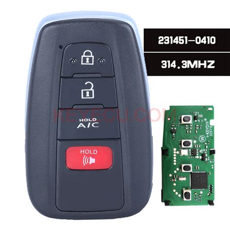 Board Id Hyq Fbe Smart Remote Key Fob Mhz A Chip For Toyota Prius