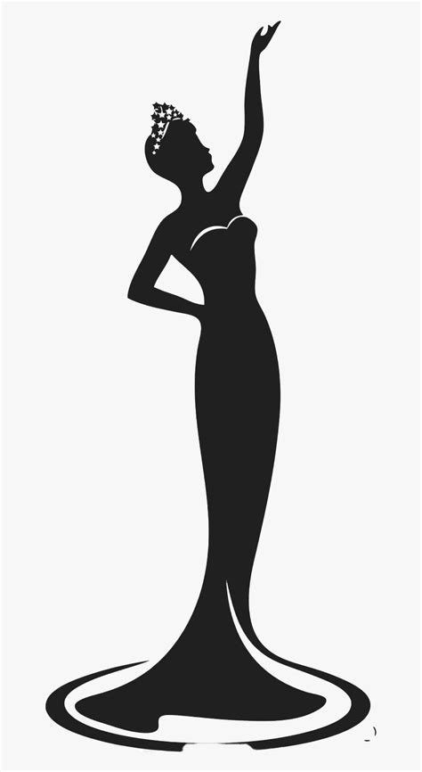 Beauty Pageant Transparent Png Beauty Queen Silhouette Png Png