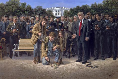 He Rose To Fame Painting Trump Realism He Is Doing Just Great With Him