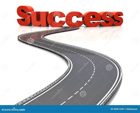 Road To Success Stock Illustration Illustration Of Symbol 30961449