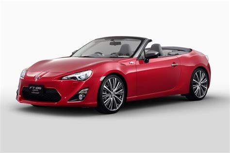 Toyota Gt86 Cabrio Shows Up In Red