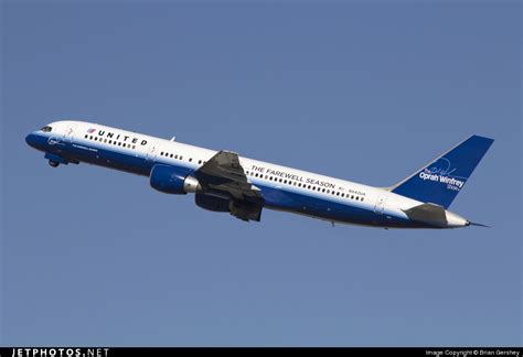 N542ua Boeing 757 222 United Airlines Brian Gershey Jetphotos