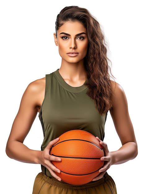 Premium Photo Talented Female Basketball Player Ai Generated