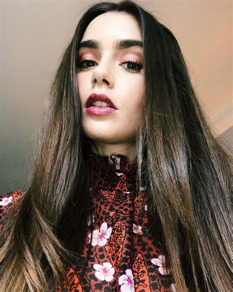 Selfie Lilly Collins Lily Collins Celebrity Makeup