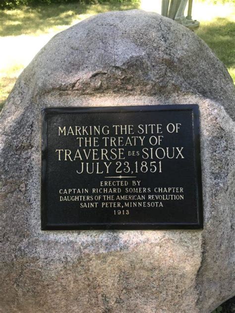 1851 Treaty Of Traverse Des Sioux Nicollet County Historical Society