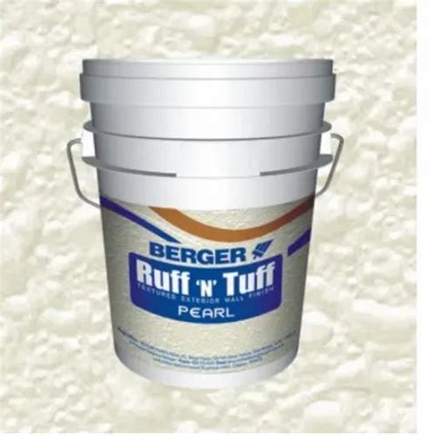 Berger Ruff And Tuff Pearl Exterior Wall Coatings At Rs Bucket