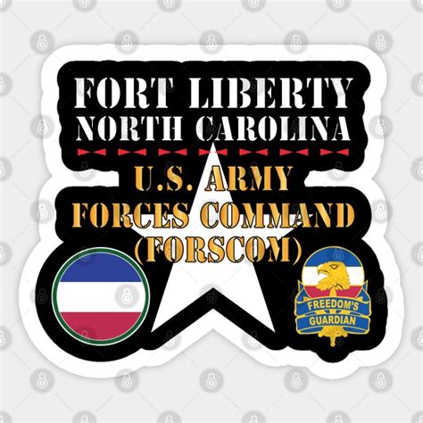 Fort Liberty North Carolina Us Army Forces Command Forscom Ssi