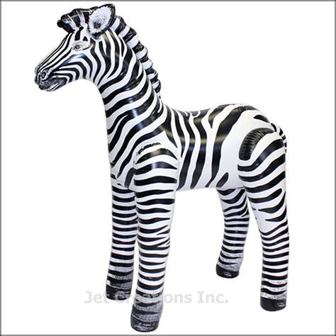 Inflatable Zebra 56 Inch Tall Great For Pool Party Decoration