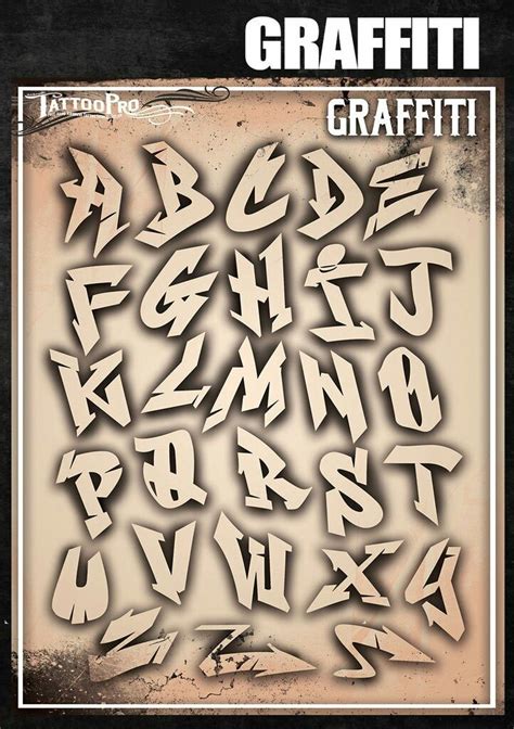 An Old Fashioned Graffiti Font And Numbers Set
