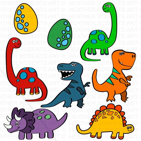 Dinosaurier Clipart Dino PNG Baby Dino Clip Art T Rex Etsy Schweiz