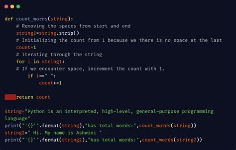 4 Solid Ways To Count Words In A String In Python Python Pool