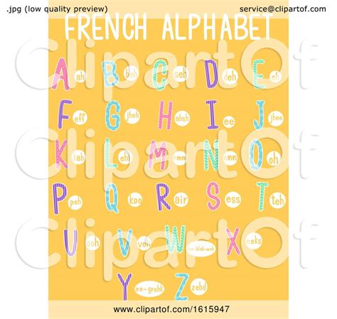French Alphabet Illustration By Bnp Design Studio 1615947