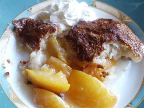 Place the peach slices over the top of the batter. The Lady And Sons Easy Peach Cobbler Paula Deen ) Recipe ...