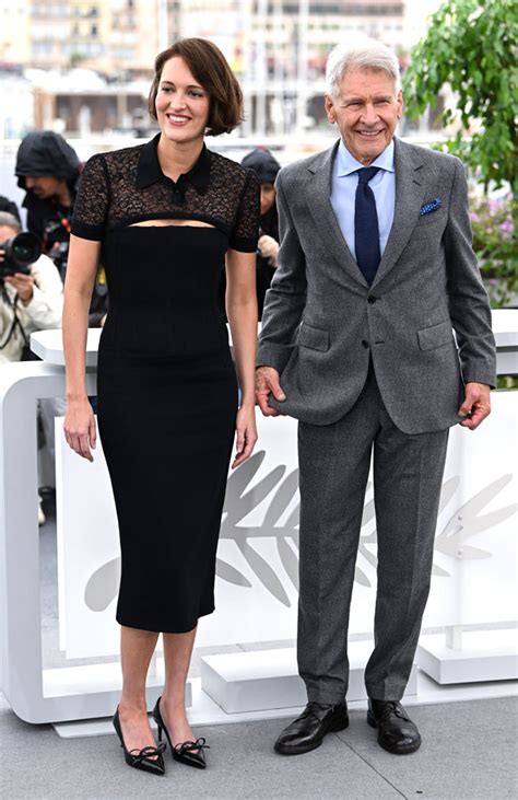 Cannes 2023 Phoebe Waller Bridge And Harrison Ford At The INDIANA