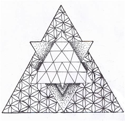 Triangles Ericas Drawing Drawings And Illustration Abstract