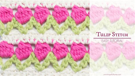 How To Crochet The Tulip Stitch Easy Tutorial