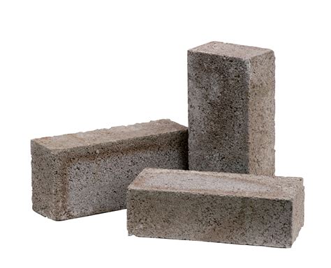 Grey Reconstituted Stone Concrete Common Brick H65mm W103mm L
