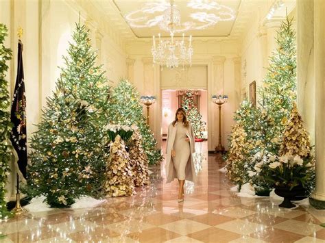 Melania Trump Reveals White House Christmas Decorations Express And Star