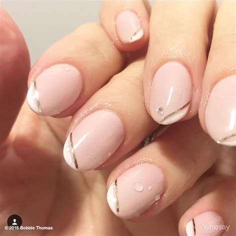 Diagonal French Nails Bring A Cool New Slant To A Classic Manicure Beauty