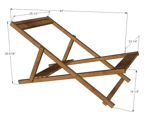 Diy Open Fold Wood Chair PDF Woodworking