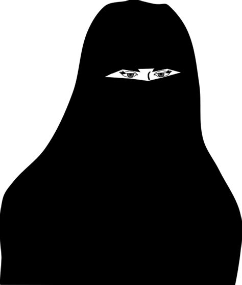 Niqab Schleier Frau Mit Kostenlose Vektorgrafik Auf Pixabay