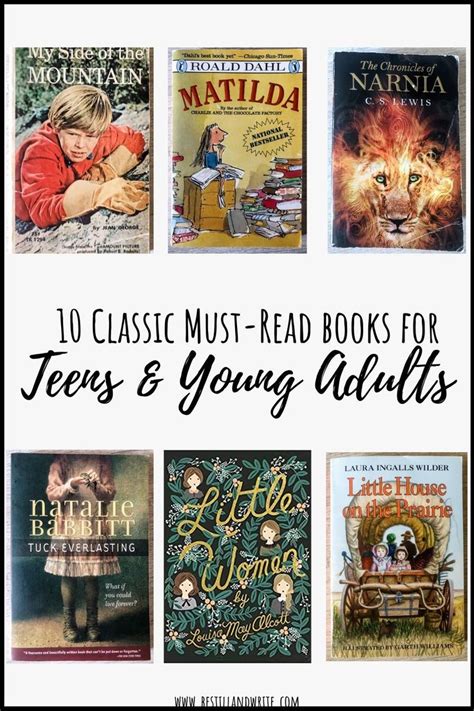 10 Classic Must Read Books For Teens And Young Adults Books For Teens