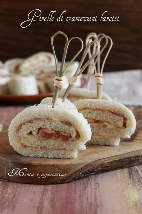 Girelle di tramezzini farciti | Ricetta | Tramezzini ...