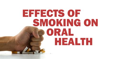 Irving Dentist Explains The Effects of Smoking on Oral ...