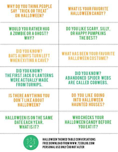 Halloween Themed Conversation Starters Inspiration Made Simple