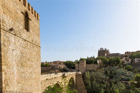 A View Of Beautiful Medieval Toledo Spain Stock Image Image Of
