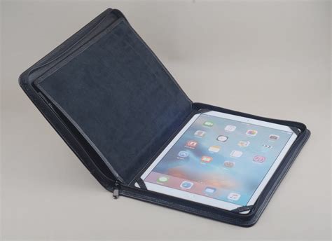 Ipad Pro Leather Portfolio Case With A4 Size Notepad Etsy