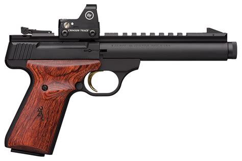 Shop Browning Buck Mark Field Target Lr Suppressor Ready Rimfire Pistol With Crimson Trace Red