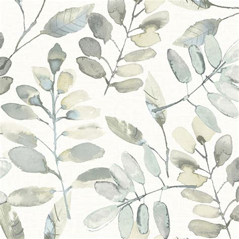Pinnate Leaves Wallpaper 21 Inch Sample Lelands Wallpaper