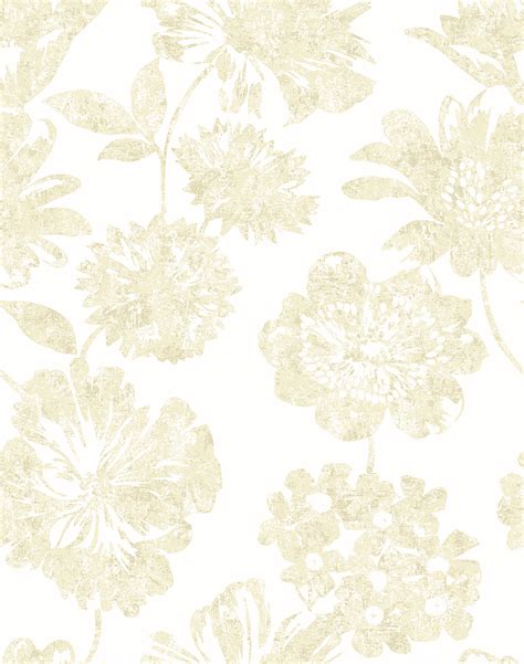 Folia Beige Floral Wallpaper Wallpaper And Borders The Mural Store