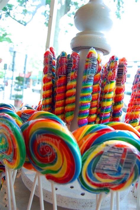 Lollipop Carousel At Disneyland Candy Shop Rainbow Food Candy