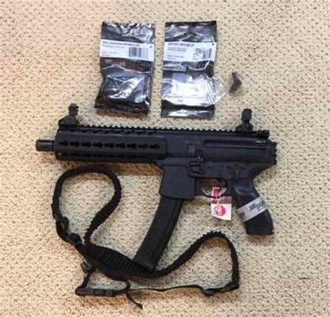 Sig Sauer Mpx 9mm Sling 1 Mag And Extras Folding Brace