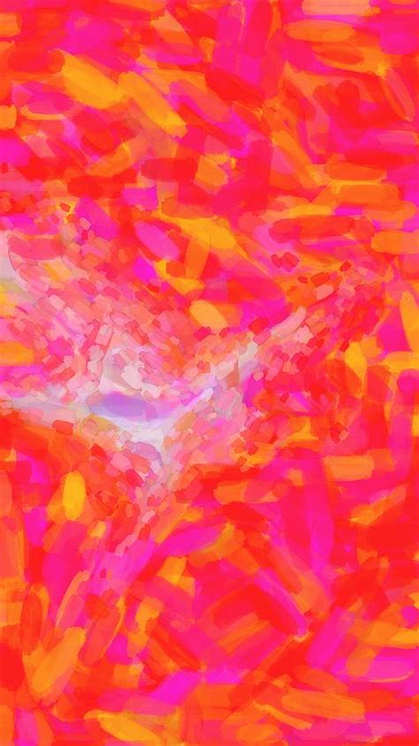 Abstract Pink Nebulla With Galactic Cosmic Cloud 31 Xl Painting By