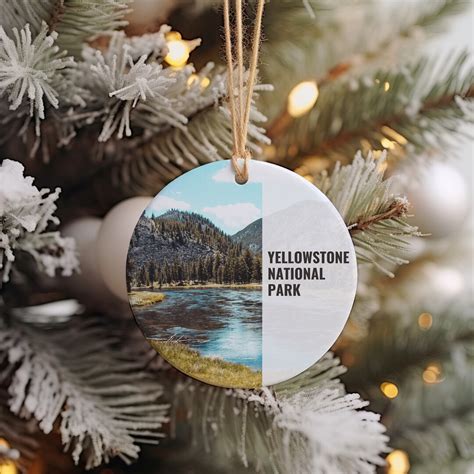 Yellowstone National Park Ornament Christmas Ornament Etsy