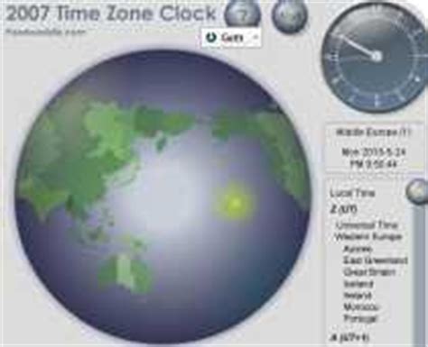 La hora mundial exacta: World Clock Poodwaddle