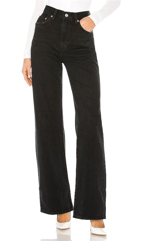 Buy Levis Ribcage Wide Leg Black Book Rc At 29 Off Editorialist