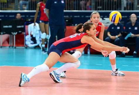 Learn more at kidzworld about the history, fun facts, rules for playing volleyball. Logan Tom dives for the ball against Turkey at Earls Court ...