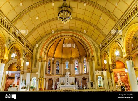 Basilica Altar Stained Glass Saint Mary's Catholic Church San Antonio