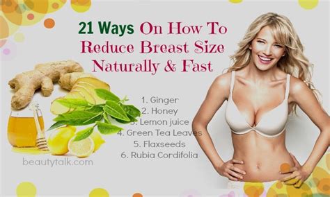 21 Ways On How To Reduce Breast Size Naturally And Fast