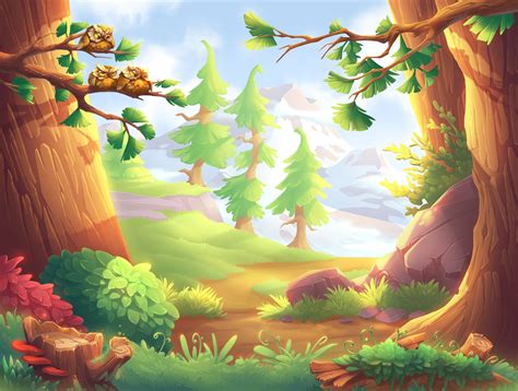 Arriba 146 Imagem Cartoon Background Forest Thcshoanghoatham Badinh