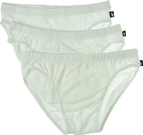 Polo Ralph Lauren Men S Bikini Briefs 3 Pack White Small 28 30 Medium
