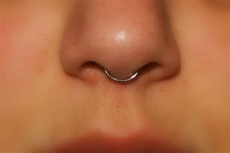 Sterling Silver Septum Nose Ring Cuff No Piercing
