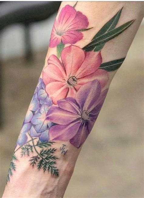 Realisticflowertattoos Bouquet Tattoo Realistic Flower Tattoo