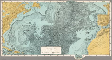Physiographic Diagram Atlantic Ocean Sheet 1 David Rumsey