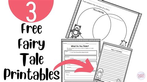 3 Totally Free Fairy Tale Printables Worksheets