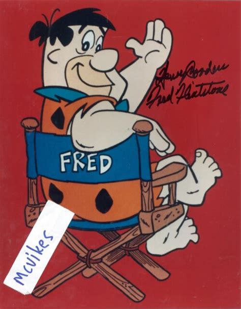 Henry Corden Voice Of Fred Flintstone Autographed Signed 8x10 Photo Coa